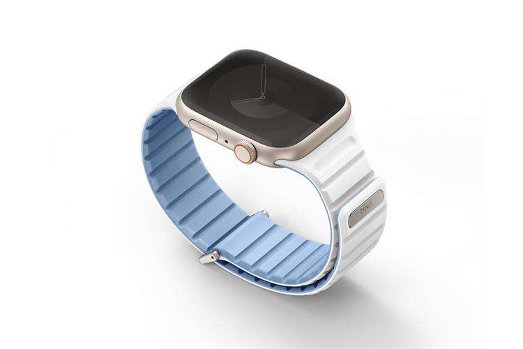 Dây silicone Apple Watch Revix Evo Reversible Magnetic mặt 41/40/38mm UNIQ Màu Xanh Dương