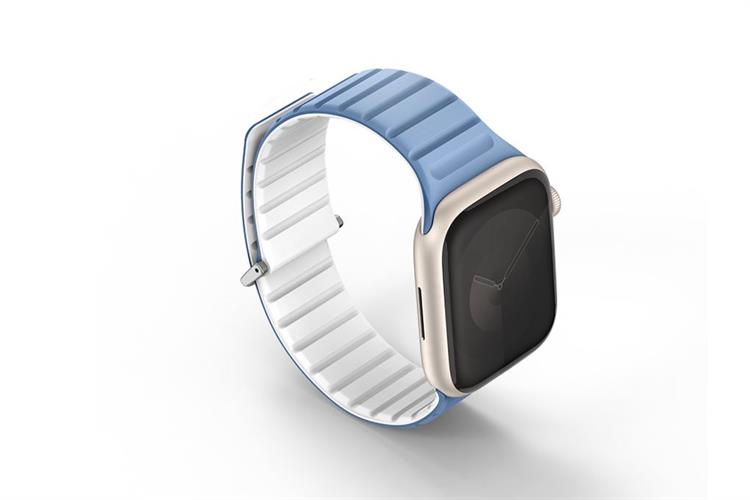 Dây silicone Apple Watch Revix Evo Reversible Magnetic mặt 41/40/38mm UNIQ Màu Xanh Dương