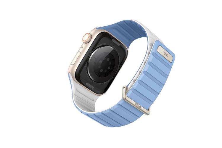 Dây silicone Apple Watch Revix Evo Reversible Magnetic mặt 41/40/38mm UNIQ Màu Xanh Dương