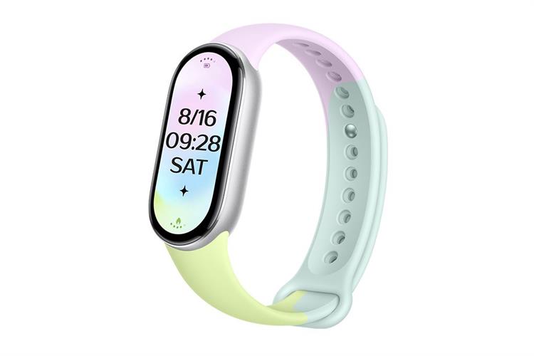 Dây cao su Mi Band 8/9/10 BHR07YAGL Màu Trắng ngà/Hồng nhạt/Xanh nhạt