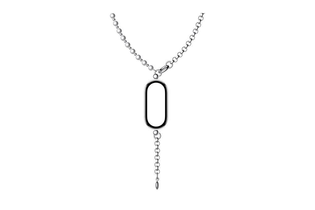 Dây Pearl-chain Pendant Mi Band 8/9/10 BHR07YCGL Màu Bạc