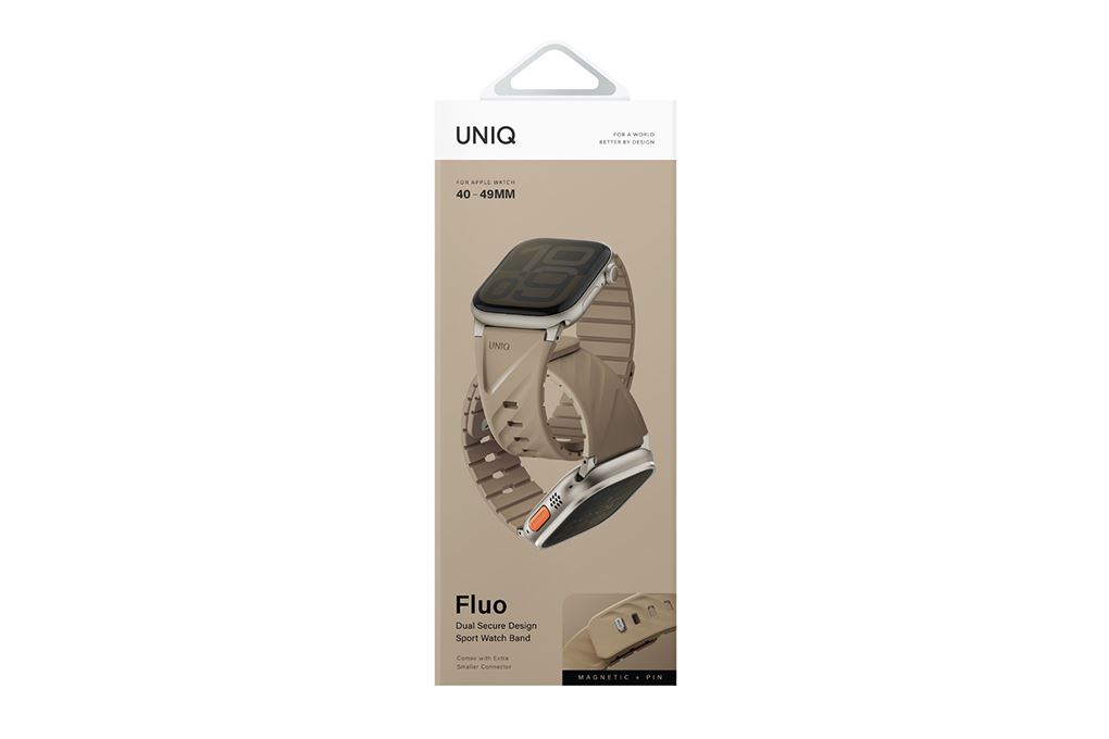 Dây Silicone Apple Watch FLUO mặt 49-40mm UNIQ - 3