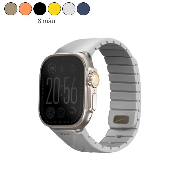 Dây Silicone Apple Watch FLUO mặt 49-40mm UNIQ