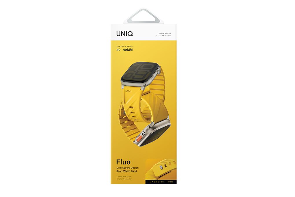 Dây Silicone Apple Watch FLUO mặt 49-40mm UNIQ - 3