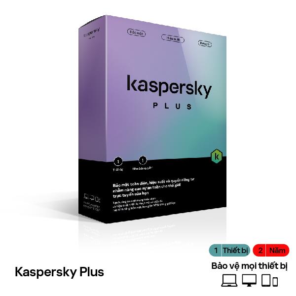 Kaspersky Plus 2 năm 1 PC chính hãng