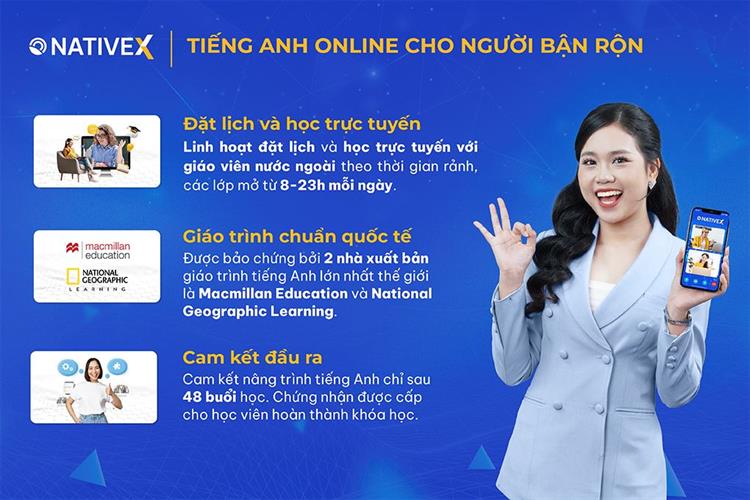 Mã kích hoạt khóa học NATIVEXVN48 4 kỹ năng 180 Ngày