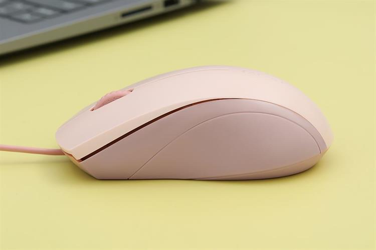 Chuột Có dây Silent Rapoo N1200 Màu Hồng