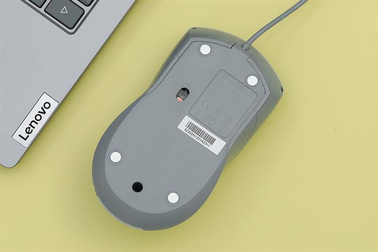 Chuột Có dây Silent Rapoo N1200 Màu Trắng - Xám