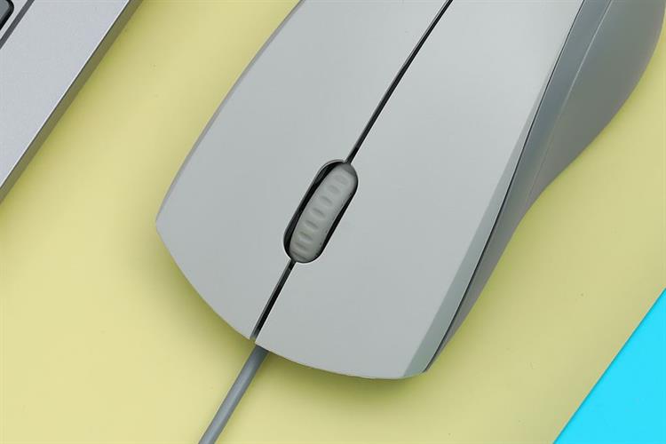 Chuột Có dây Silent Rapoo N1200 Màu Trắng - Xám