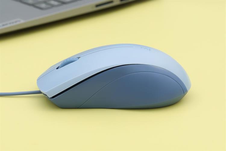 Chuột Có dây Silent Rapoo N1200 Màu Xanh Dương