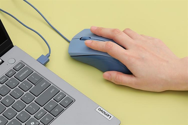 Chuột Có dây Silent Rapoo N1200 Màu Xanh Dương