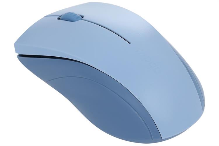 Chuột Có dây Silent Rapoo N1200 Màu Xanh Dương
