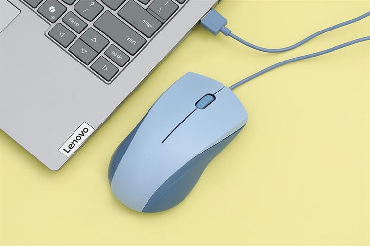Chuột Có dây Silent Rapoo N1200 Màu Xanh Dương