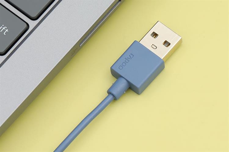 Chuột Có dây Silent Rapoo N1200 Màu Xanh Dương