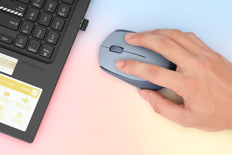 Chuột Không dây Logitech M171 Màu Xanh