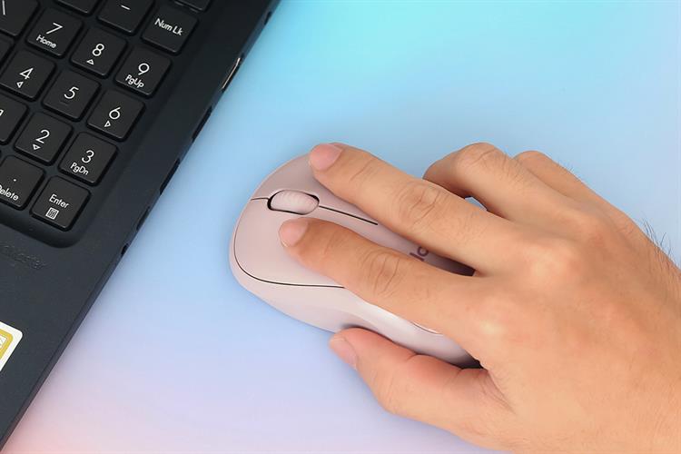 Chuột Bluetooth Silent Logitech M240 Màu Hồng
