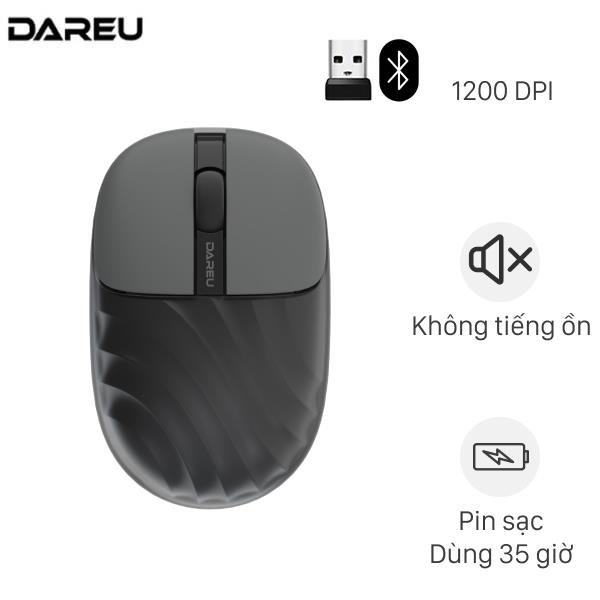 Chuột sạc Bluetooth Silent DareU LM135D