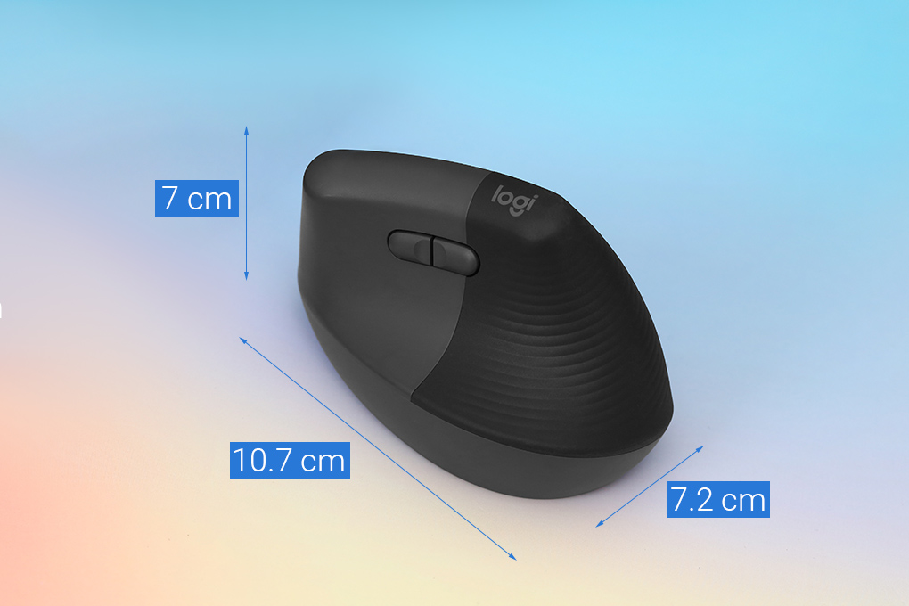 Chuột Bluetooth Logitech Lift Vertical Màu Đen