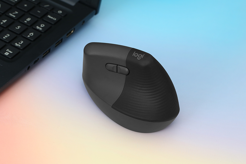Chuột Bluetooth Logitech Lift Vertical Màu Đen