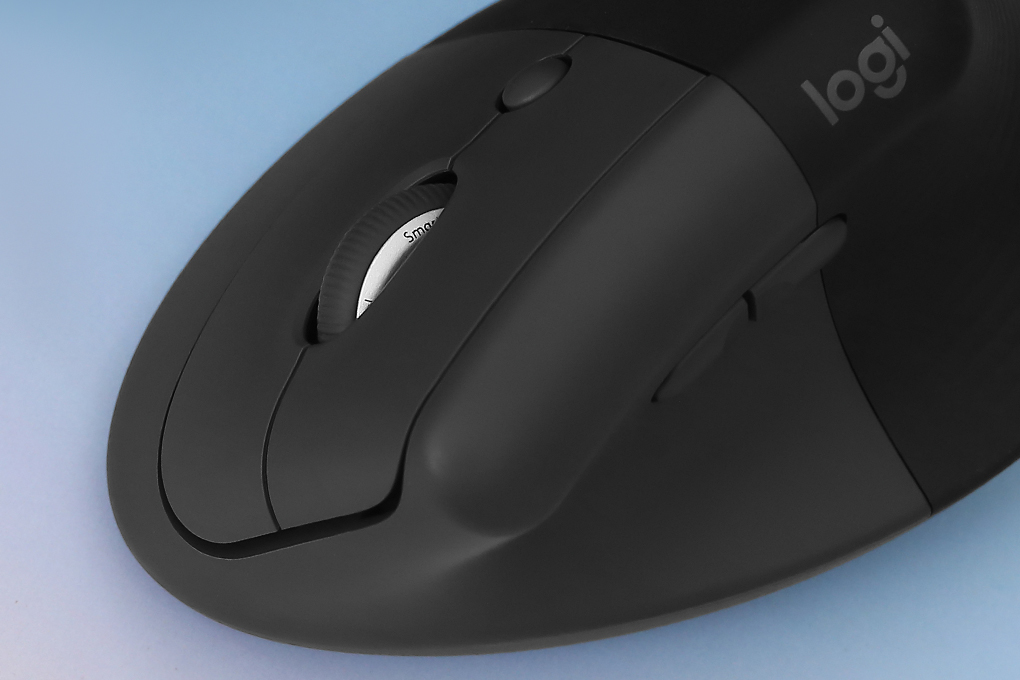 Chuột Bluetooth Logitech Lift Vertical Màu Đen