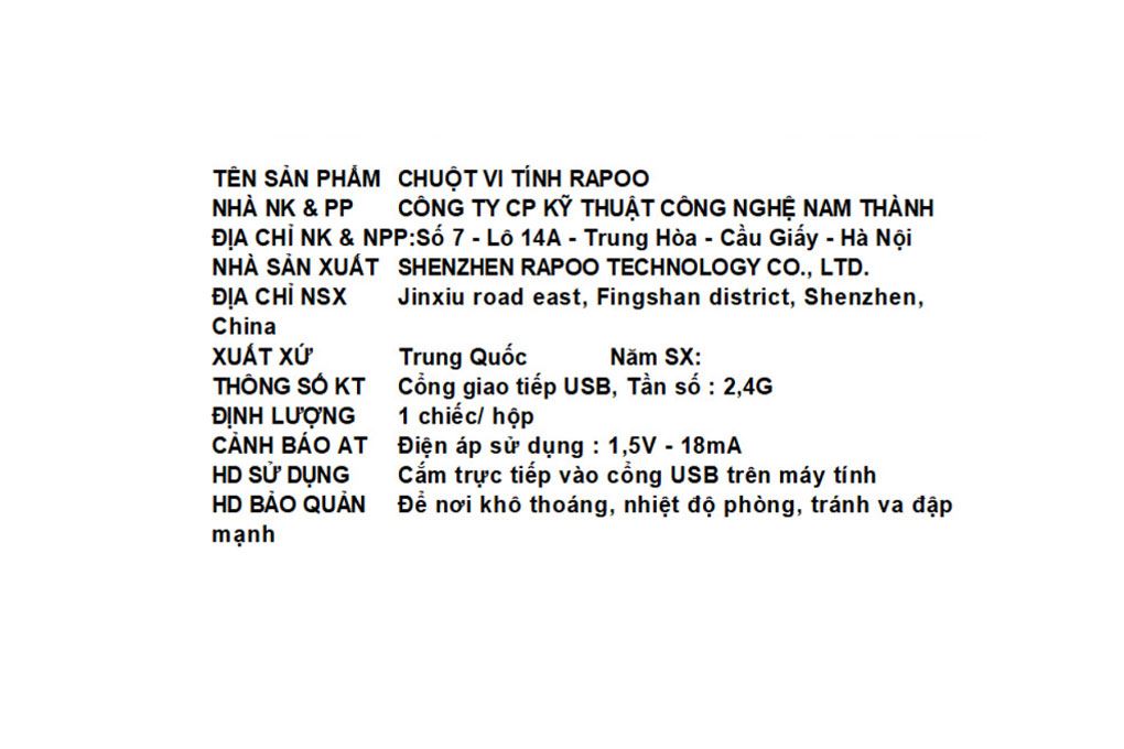 Chuột Có dây Gaming Rapoo V11s - 14
