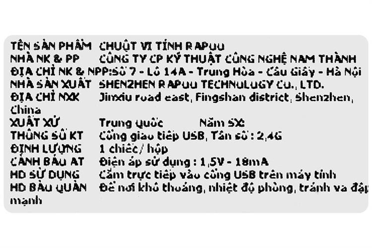 Chuột sạc Không dây Gaming Rapoo V300 SE Màu Trắng