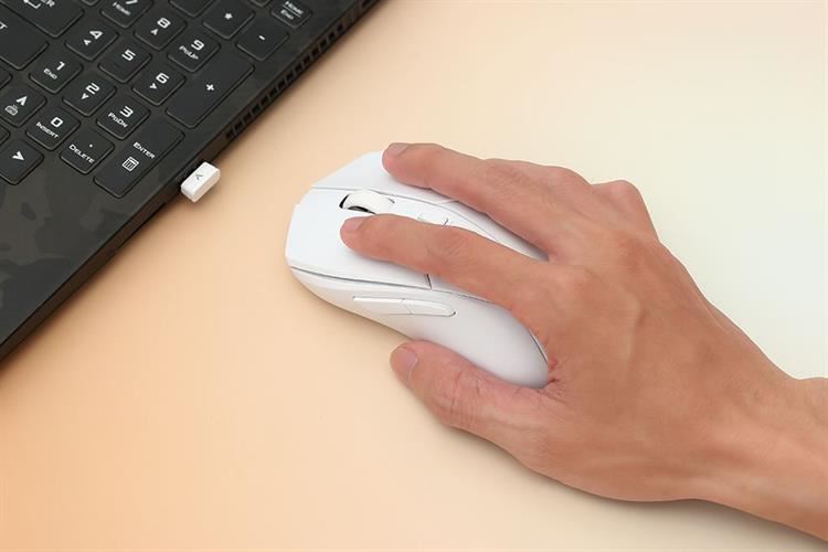 Chuột sạc Không dây Gaming Rapoo V300 SE Màu Trắng