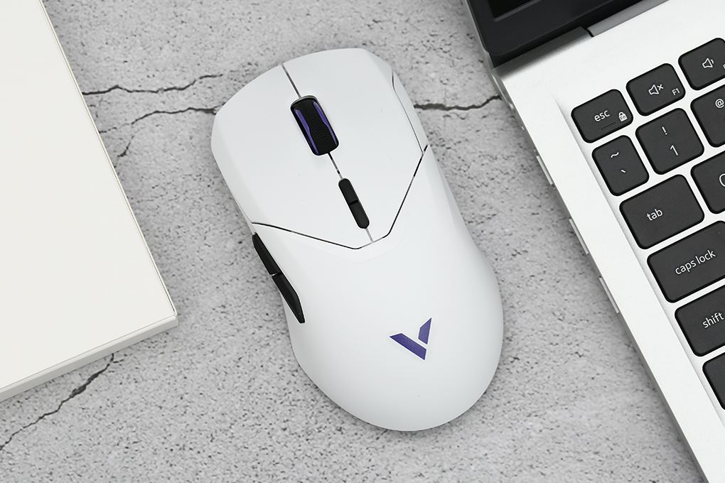 Chuột sạc Không dây Gaming Rapoo VT9 Air Màu Trắng - Tím