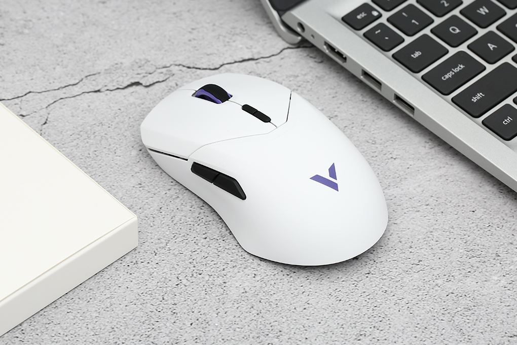 Chuột sạc Không dây Gaming Rapoo VT9 Air Màu Trắng - Tím