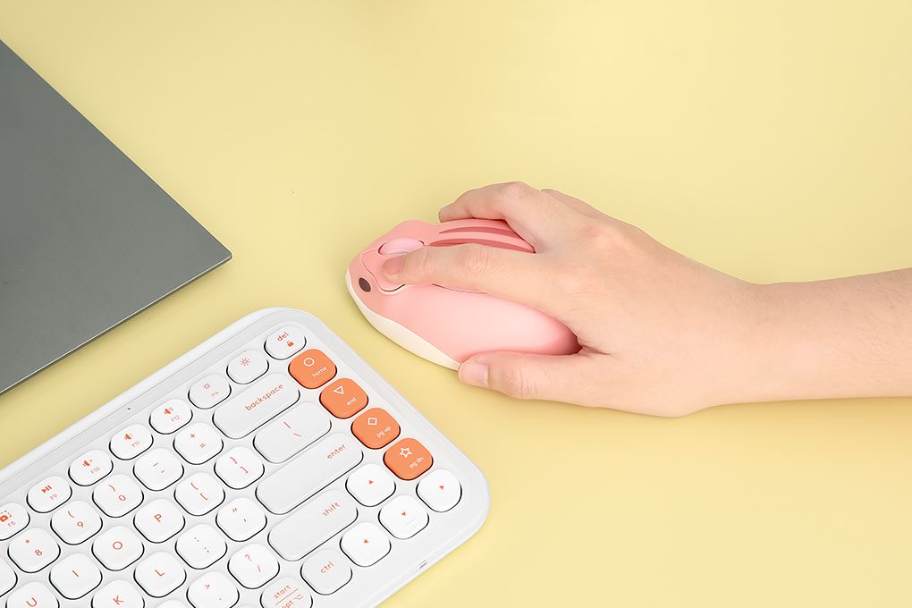 Chuột Không Dây Akko Hamster Plus Màu Hồng