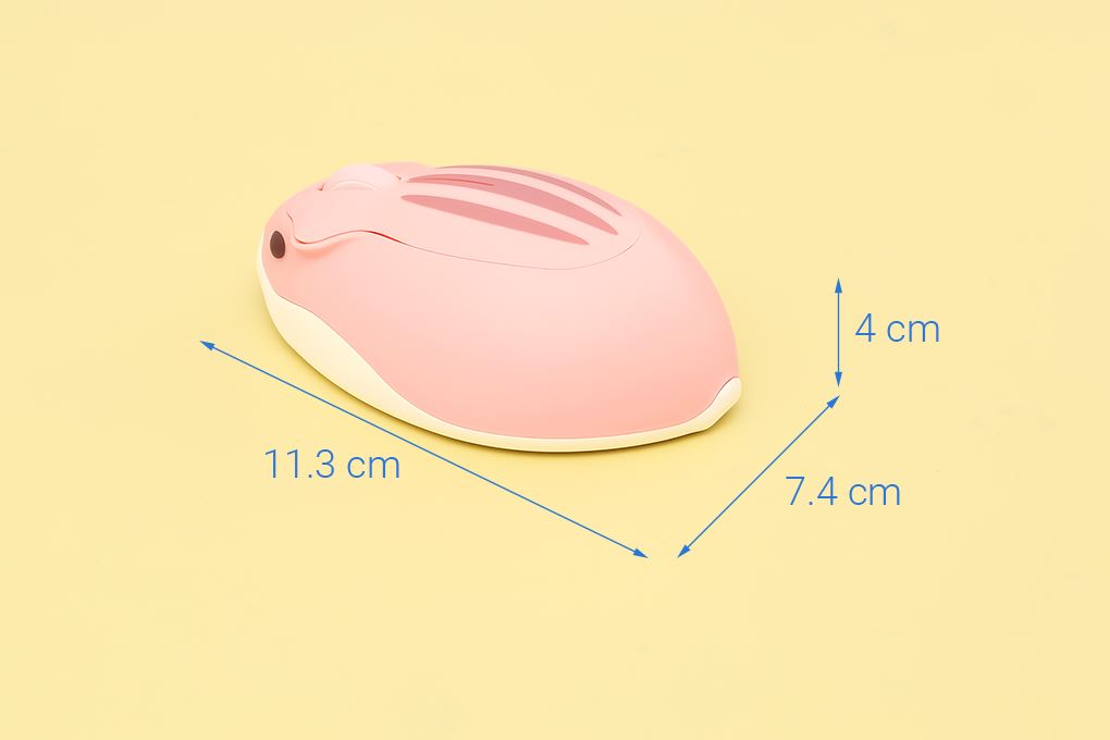 Chuột Không Dây Akko Hamster Plus Màu Hồng