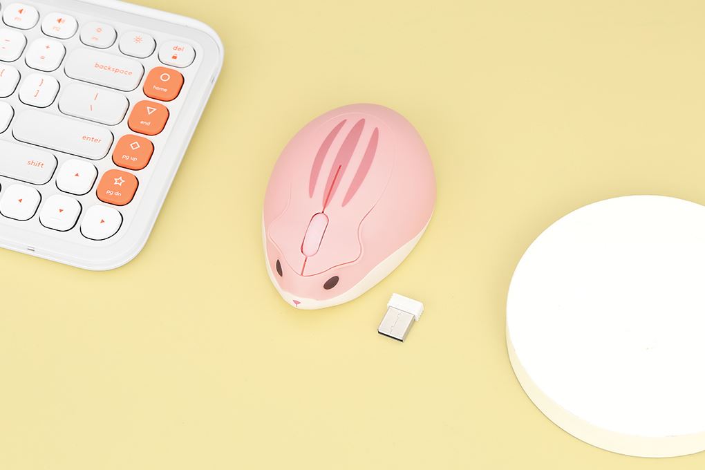 Chuột Không Dây Akko Hamster Plus Màu Hồng