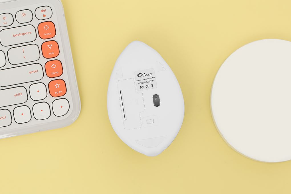 Chuột Không Dây Akko Hamster Plus Màu Xám