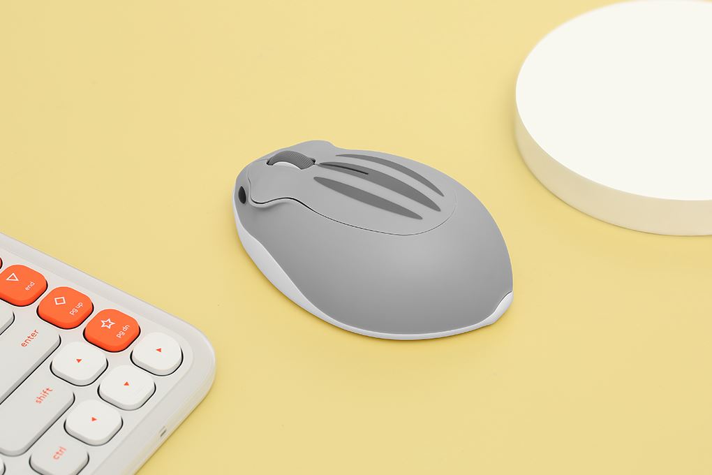 Chuột Không Dây Akko Hamster Plus Màu Xám