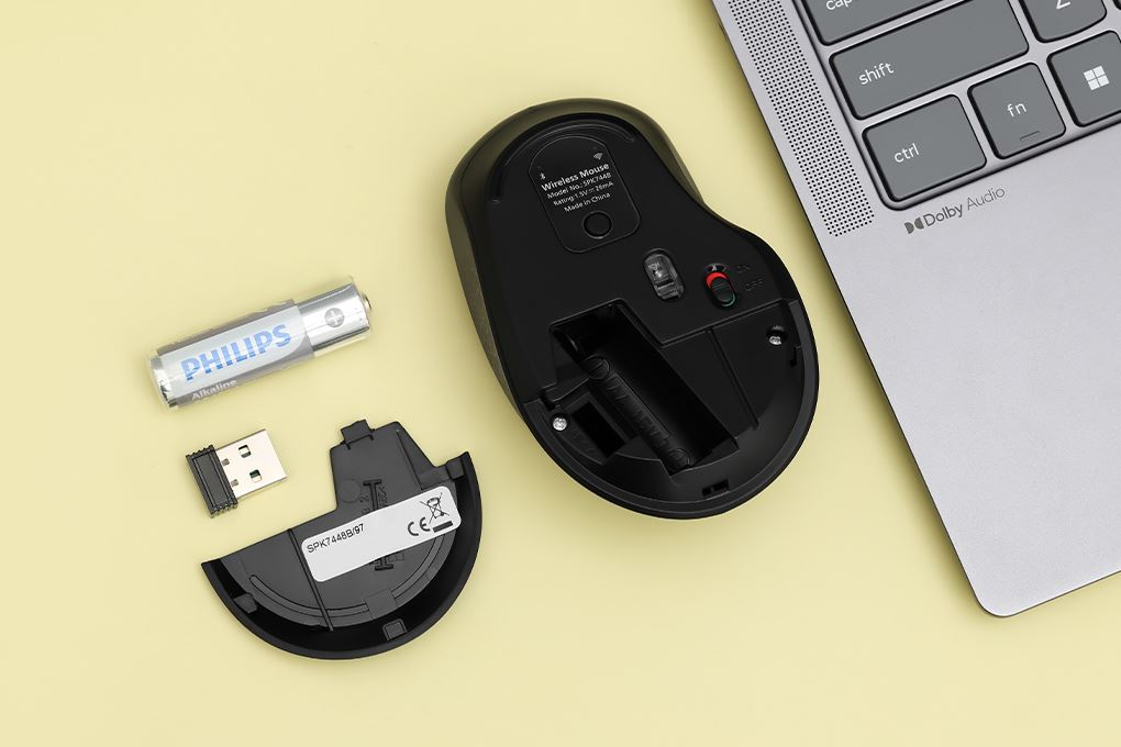 Chuột Bluetooth Philips SPK7448 Màu Đen