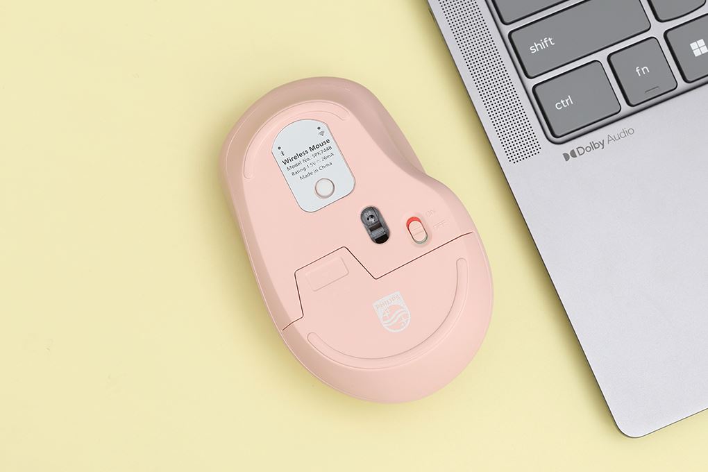Chuột Bluetooth Philips SPK7448 Màu Hồng