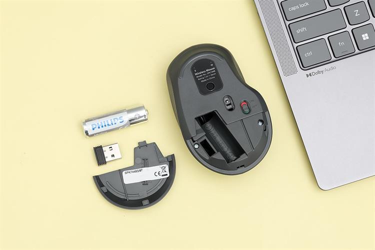 Chuột Bluetooth Philips SPK7448 Màu Xám