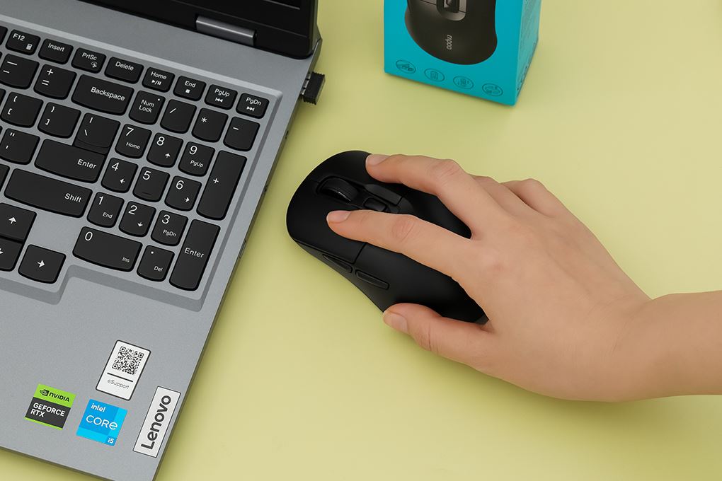 Chuột Bluetooth Silent Rapoo B2W Màu Đen
