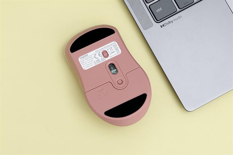 Chuột Bluetooth Silent Rapoo B2W Màu Hồng