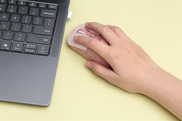 Chuột Bluetooth Silent Rapoo B2W Màu Hồng