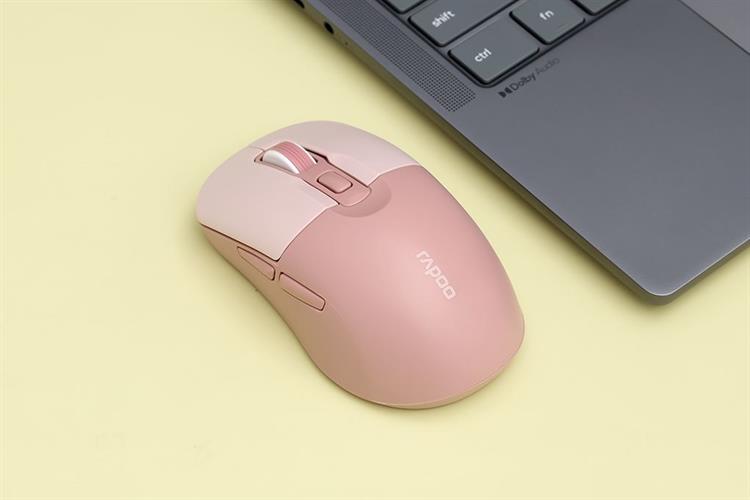 Chuột Bluetooth Silent Rapoo B2W Màu Hồng