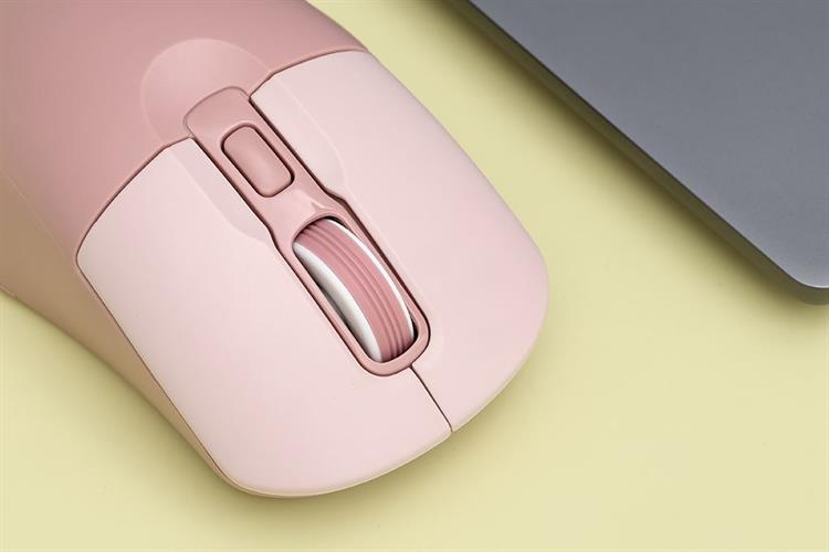 Chuột Bluetooth Silent Rapoo B2W Màu Hồng