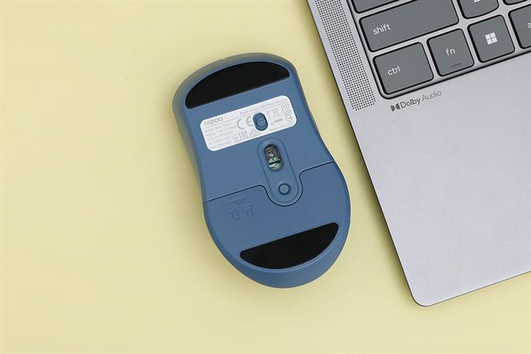 Chuột Bluetooth Silent Rapoo B2W Màu Xanh Dương