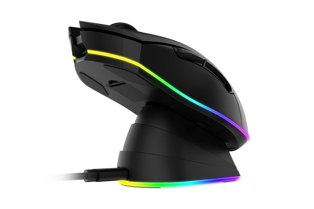 Chuột sạc Không dây Gaming Dareu EM901X Màu Đen