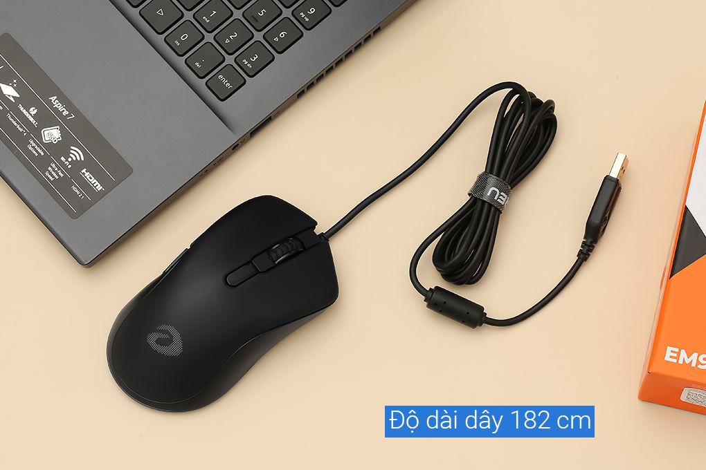 Chuột có dây Gaming DareU EM908X RGB