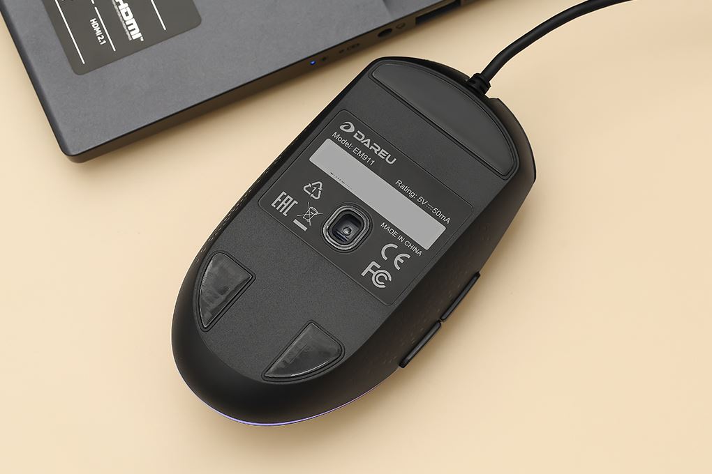 Chuột Có dây Gaming Dareu EM911 Màu Đen
