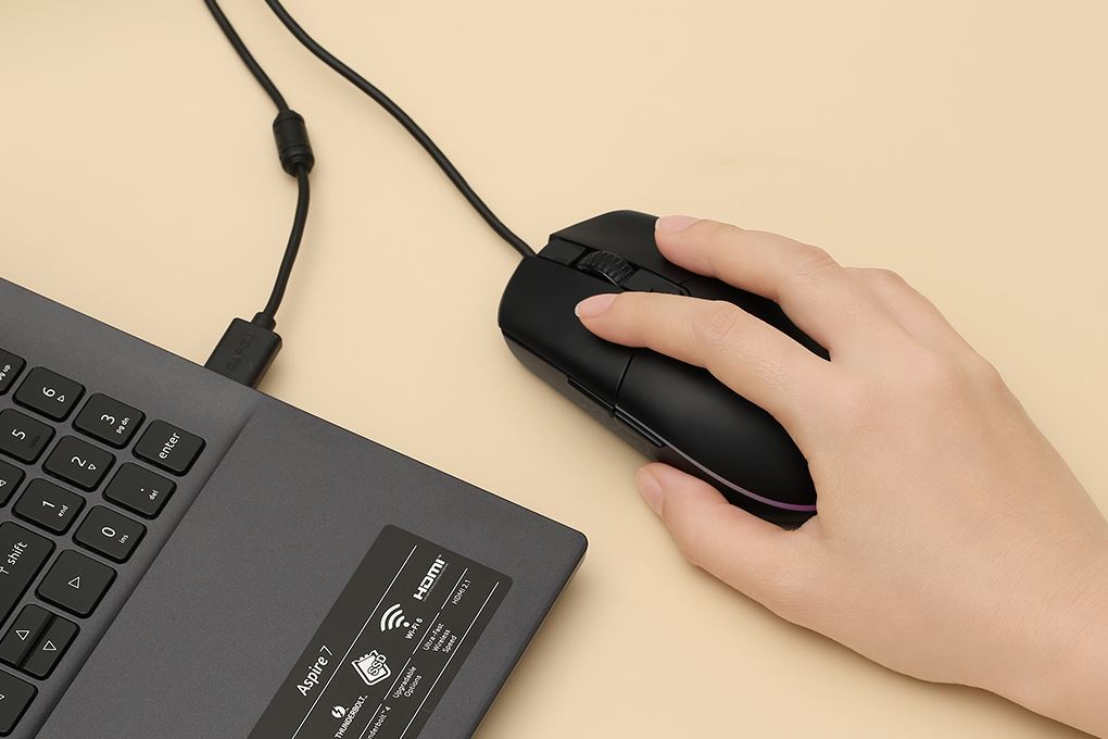 Chuột Có dây Gaming Dareu EM911 Màu Đen