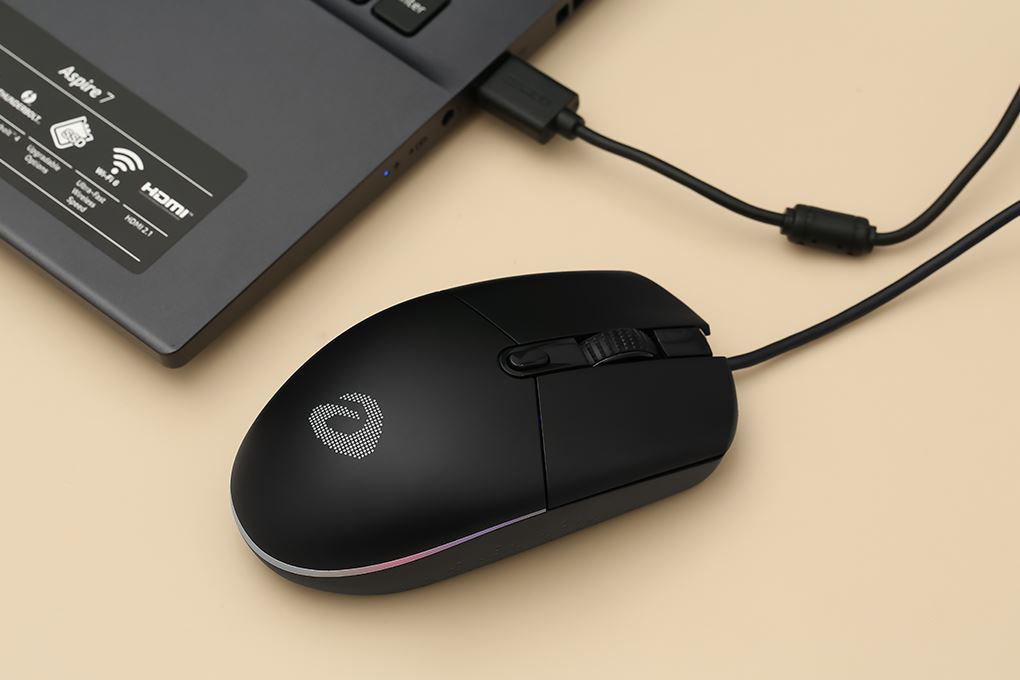 Chuột Có dây Gaming Dareu EM911 Màu Đen