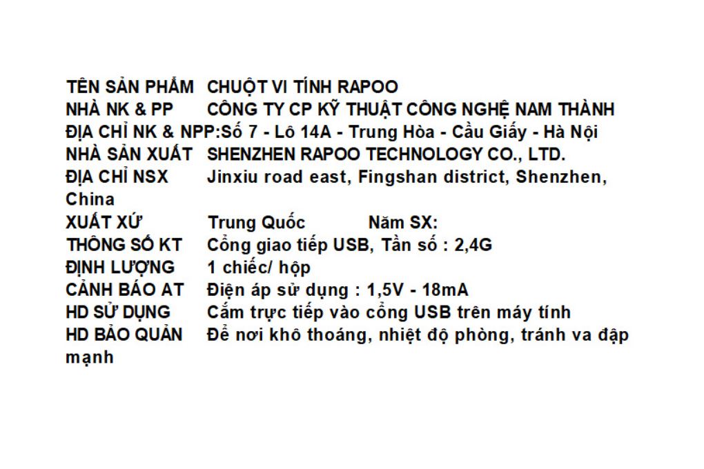 Chuột Có dây Gaming Rapoo V10SE - 5