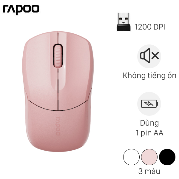 Chuột Không Dây Silent Rapoo B1S